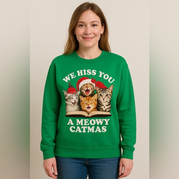 Fifth sun CATCHRISMAS SWEATER - Picture 1 of 9
